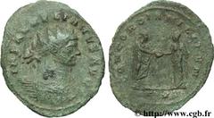 AURELIEN (07/270-09/275) Lucius Domitius Aurelianus Antoninien automne 272 - début 274 N° brm_107060 Date : automne 272 - début 274 Nom de l'atelier : Siscia Métal : billon Diamètre : 23,00mm Axe des 