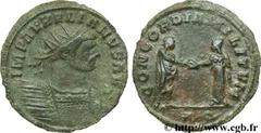 AURELIEN (07/270-09/275) Lucius Domitius Aurelianus Antoninien automne 272 - début 274 N° brm_107070 Date : automne 272 - début 274 Nom de l'atelier : Siscia Métal : billon Diamètre : 23,00mm Axe des 