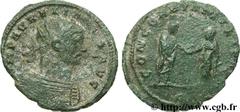 AURELIEN (07/270-09/275) Lucius Domitius Aurelianus Antoninien automne 272 - début 274 N° brm_107076 Date : automne 272 - début 274 Nom de l'atelier : Siscia Métal : billon Diamètre : 22,00mm Axe des 