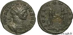 AURELIEN (07/270-09/275) Lucius Domitius Aurelianus Antoninien automne 272 - automne 273 N° brm_107281 Date : automne 272 - automne 273 Nom de l'atelier : atelier indéterminé, (Byzance) Métal : billon
