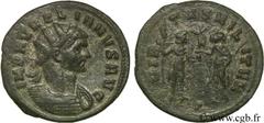AURELIEN (07/270-09/275) Lucius Domitius Aurelianus Antoninien automne 272 - automne 273 N° brm_107288 Date : automne 272 - automne 273 Nom de l'atelier : atelier indéterminé, (Byzance) Métal : billon