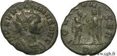 AURELIEN (07/270-09/275) Lucius Domitius Aurelianus Antoninien automne - fin 271 N° brm_107317 Date : automne - fin 271 Nom de l'atelier : Serdica Métal : billon Diamètre : 21,00mm Axe des coins : 6h.