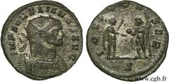 AURELIEN (07/270-09/275) Lucius Domitius Aurelianus Antoninien début - fin 273 N° brm_107341 Date : début - fin 273 Nom de l'atelier : Serdica Métal : billon Diamètre : 22,00mm Axe des coins : 6h. Poi