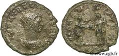 AURELIEN (07/270-09/275) Lucius Domitius Aurelianus Antoninien début - été 272 N° brm_107432 Date : début - été 272 Nom de l'atelier : Cyzique Métal : billon Diamètre : 22,00mm Axe des coins : 6h. Poi