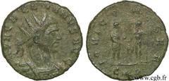AURELIEN (07/270-09/275) Lucius Domitius Aurelianus Antoninien été - automne 272 N° brm_107447 Date : été - automne 272 Nom de l'atelier : Cyzique Métal : billon Diamètre : 20,00mm Axe des coins : 6h.