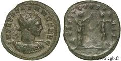 AURELIEN (07/270-09/275) Lucius Domitius Aurelianus Antoninien printemps 273 - printemps 274 N° brm_107493 Date : printemps 273 - printemps 274 Nom de l'atelier : Cyzique Métal : billon Diamètre : 22,