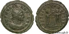 AURELIEN (07/270-09/275) Lucius Domitius Aurelianus Antoninien printemps 273 - printemps 274 N° brm_107505 Date : printemps 273 - printemps 274 Nom de l'atelier : Cyzique Métal : billon Diamètre : 24,