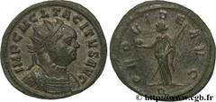 TACITE (11-12/275-06/276) Marcus Claudius Tacitus Aurelianus début 276 N° brm_107632 Date : début 276 Nom de l'atelier : Ticinum Métal : billon Diamètre : 22,00mm Axe des coins : 12h. Poids : 3,57g. E