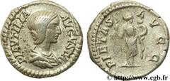 PLAUTILLE (+211) Publia Fulvia Plautilla Augusta (202-205) Denier 203 N° brm_107770 Date : 203 Nom de l'atelier : Rome Métal : argent Diamètre : 18,00mm Axe des coins : 6h. Poids : 3,26g. Degré de rar