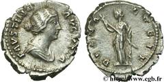 FAUSTINE JEUNE (+175) Annia Galeria Faustina Augusta (146-175) Denier c. 170-175 N° brm_109031 Date : c. 170-175 Nom de l'atelier : Rome Métal : argent Diamètre : 18mm Axe des coins : 12h. Poids : 3,1