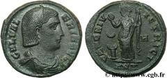 GALERIA VALERIA (+315) Galeria Valeria Fille de Dioclétien, femme de Galère - Augusta (308-311) Follis ou nummus 309-310 N° brm_109120 Date : 309-310 Nom de l'atelier : Antioche Métal : cuivre Diamètr