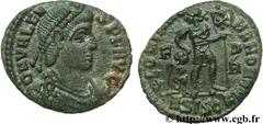 VALENS (28/03/364-9/08/378) Flavius Valens Maiorina ou nummus, (PB, ئ 3) 367-375 N° brm_109583 Date : 367-375 Nom de l'atelier : Siscia Métal : cuivre Diamètre : 16mm Axe des coins : 12h. Poids : 2,03