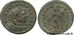 CONSTANCE Ier CHLORE (1/03/293-25/07/306) Flavius Valerius Constantius César (1/03/293-1/05/305) Follis ou nummus 300 N° brm_109721 Date : 300 Nom de l'atelier : Londres Métal : cuivre Diamètre : 26mm
