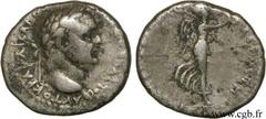 VESPASIEN (1/07/69-24/06/79) Titus Flavius Sabinus Vespasianus Didrachme 71 N° brm_113643 Date : 71 Nom de l'atelier : Césarée de Cappadoce Métal : argent Diamètre : 19mm Axe des coins : 12h. Poids : 