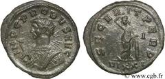 PROBUS (06-07/276-09/282) Marcus Aurelius Probus Aurelianus 281 N° brm_113788 Date : 281 Nom de l'atelier : Ticinum Métal : billon Diamètre : 23mm Axe des coins : 5h. Poids : 3,67g.   Etat de conserva