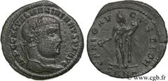 GALERE (1/03/293-5/05/311) Galerius Valerius Maximianus Auguste (1/05/305-5/05/311) Follis ou nummus 308-310 N° brm_113860 Date : 308-310 Nom de l'atelier : Nicomédie Métal : cuivre Diamètre : 26mm Ax