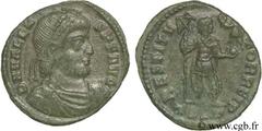 VALENS (28/03/364-9/08/378) Flavius Valens Demi-maiorina, (PB, ئ 3) 364-365 N° brm_113957 Date : 364-365 Nom de l'atelier : Thessalonique Métal : cuivre Diamètre : 19mm Axe des coins : 12h. Poids : 2,