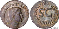 AUGUSTE (16/01/27 avant J.-C. - 19/08/14 après J.-C.) Caius Julius Cوsar Augustus As 7 AC. N° brm_115317 Date : 7 AC. Nom de l'atelier : Rome Métal : cuivre Diamètre : 28,00mm Axe des coins : 6h. Poid