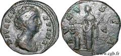 FAUSTINE MERE (+141) Annia Galeria Faustina Consécration d'Antonin le Pieux Dupondius c. après 147 N° brm_115450 Date : c. après 147 Nom de l'atelier : Rome Métal : cuivre Diamètre : 24,50mm Axe des c