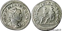 PHILIPPE II (05/244-09/249) Marcus Julius Philippus Auguste (04/247-09/249) Antoninien 249 N° brm_115675 Date : 249 Nom de l'atelier : Rome Métal : billon Diamètre : 22,00mm Axe des coins : 6h. Poids 