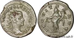 VOLUSIEN (06/251-06/253) Caius Vibius Afinius Gallus Vendumnianus Volusianus Auguste (11/251-05/253) Antoninien fin 252 - mi-253 N° brm_115711 Date : fin 252 - mi-253 Nom de l'atelier : Antioche Métal