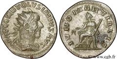 VOLUSIEN (06/251-06/253) Caius Vibius Afinius Gallus Vendumnianus Volusianus Auguste (11/251-05/253) Antoninien fin 252 - mi-253 N° brm_115712 Date : fin 252 - mi-253 Nom de l'atelier : Antioche Métal