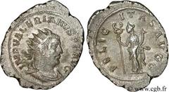 VALERIEN Ier (07/253-06/260) Publius Licinius Valerianus Antoninien 256 N° brm_115721 Date : 256 Nom de l'atelier : Antioche Métal : billon Diamètre : 25,00mm Axe des coins : 6h. Poids : 3,05g. Degré 