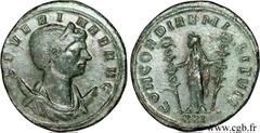 SEVERINE (+ après 275) Ulpia Severina Femme d'Aurélien - Augusta (274-275) Aurelianus 275 N° brm_115802 Date : 275 Nom de l'atelier : Siscia Métal : billon Diamètre : 22,50mm Axe des coins : 5h. Poids
