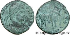 JULIEN II LE PHILOSOPHE (6/11/355-26/06/363) Flavius Claudius Julianus Auguste (02/360-26/06/363) Double maiorina, (GB, ئ 1) 362-363 N° brm_116044 Date : 362-363 Nom de l'atelier : Lyon Métal : cuivre