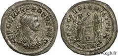 PROBUS (06-07/276-09/282) Marcus Aurelius Probus Aurelianus 280 N° brm_119928 Date : 280 Nom de l'atelier : Cyzique Métal : billon Diamètre : 22,5mm Axe des coins : 6h. Poids : 3,62g. Degré de rareté 