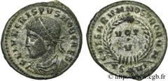 CRISPUS (1/04/317-09/326) Flavius Julius Crispus César (317-326) Centenionalis ou nummus 320-321 N° brm_122553 Date : 320-321 Nom de l'atelier : Thessalonique Métal : cuivre Diamètre : 19,00mm Axe des