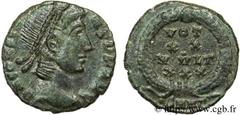 CONSTANS (25/12/335-18/01/350) Flavius Julius Constans Auguste (9/09/337-18/01-350) Centenionalis ou nummus 347-348 N° brm_122567 Date : 347-348 Nom de l'atelier : Héraclée Métal : cuivre Diamètre : 1