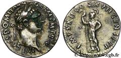 DOMITIEN (12/69-18/09/96) Titus Flavius Domitianus Auguste (13/09/81-18/09/96) Denier 95-96 N° brm_123023 Date : 95-96 Nom de l'atelier : Rome Métal : argent Diamètre : 19,00mm Axe des coins : 6h. Poi
