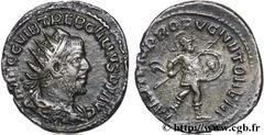 TREBONIEN GALLE (06/251-06/253) Caius Vibius Trebonianus Gallus Antoninien 253 N° brm_123060 Date : 253 Nom de l'atelier : Antioche Métal : billon Diamètre : 21,50mm Axe des coins : 6h. Poids : 4,26g.