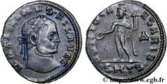 MAXIMIN II DAIA (1/05/305-04/313) Caius Galerius Valerius Maximinus Auguste (310-04/313) Follis ou nummus 308-309 N° brm_123125 Date : 308-309 Nom de l'atelier : Thessalonique Métal : cuivre Diamètre 