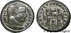 LICINIUS Ier (11/08/308-09/324) Valerius Licinianus Licinius Centenionalis ou nummus 319 N° brm_123133 Date : 319 Nom de l'atelier : Siscia Métal : cuivre Diamètre : 19,00mm Axe des coins : 1h. Poids 