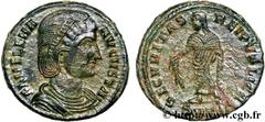 HELENE (+328) Flavia Julia Helena femme de Constance Ier, mère de Constantin Ier - Augusta (324-328) Centenionalis ou nummus 326-328 N° brm_123161 Date : 326-328 Nom de l'atelier : Thessalonique Métal