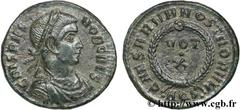CRISPUS (1/04/317-09/326) Flavius Julius Crispus César (317-326) Centenionalis ou nummus 320-321 N° brm_123168 Date : 320-321 Nom de l'atelier : Aquilée Métal : cuivre Diamètre : 18,00mm Axe des coins