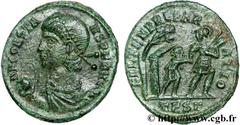 CONSTANS (25/12/335-18/01/350) Flavius Julius Constans Auguste (9/09/337-18/01-350) Maiorina, (MB, ئ 2) 349 N° brm_123184 Date : 349 Nom de l'atelier : Thessalonique Métal : cuivre Diamètre : 22,00mm 