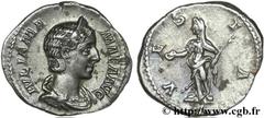 JULIA MAMEE (+235) Julia Mamaea Fille de Julia Mوsa, mère d'Alexandre Sévère - Augusta (221-235) Denier 227 N° brm_123282 Date : 227 Nom de l'atelier : Rome Métal : argent Diamètre : 18,50mm Axe des c
