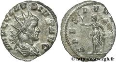 CLAUDE II LE GOTHIQUE (09/268-06-08/270) Marcus Aurelius Claudius Antoninien 268-269 N° brm_123304 Date : 268-269 Nom de l'atelier : Rome Métal : billon Diamètre : 22,00mm Axe des coins : 6h. Poids : 