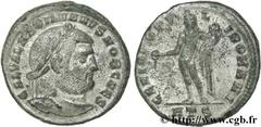 GALERE (1/03/293-5/05/311) Galerius Valerius Maximianus César (1/03/293-1/05/305) Follis ou nummus 297-298 N° brm_123329 Date : 297-298 Nom de l'atelier : Héraclée Métal : cuivre Diamètre : 27,00mm Ax
