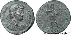 JOVIEN (27/06/363-17/02/364) Flavius Claudius Jovianus Double maiorina, (GB, ئ 1) 363-364 N° brm_123352 Date : 363-364 Nom de l'atelier : Thessalonique Métal : cuivre Diamètre : 28,50mm Axe des coins 