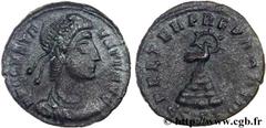 CONSTANS (25/12/335-18/01/350) Flavius Julius Constans Auguste (9/09/337-18/01-350) Demi-maiorina, (PB, ئ 3) 348-350 N° brm_125653 Date : 348-350 Nom de l'atelier : Siscia Métal : cuivre Diamètre : 19