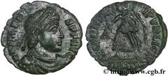 VALENS (28/03/364-9/08/378) Flavius Valens Nummus, (PB, ئ 3) 364-367 N° brm_125798 Date : 364-367 Nom de l'atelier : Siscia Métal : bronze Diamètre : 17mm Axe des coins : 6h. Poids : 1,70g. Etat de co