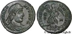 VALENS (28/03/364-9/08/378) Flavius Valens Nummus, (PB, ئ 3) 367-375 N° brm_125801 Date : 367-375 Nom de l'atelier : Siscia Métal : bronze Diamètre : 18mm Axe des coins : 12h. Poids : 2,35g. Etat de c