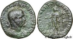 TRAJAN DECE (07/249-06/251) Caius Messius Quintus Traianus Decius Sesterce 249 N° brm_126239 Date : 249 Nom de l'atelier : Rome Métal : cuivre Diamètre : 28mm Axe des coins : 12h. Poids : 12,21g.   Et