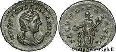ETRUSCILLE (+251) Herennia Cupressenia Etruscilla Femme de Trajan Dèce, mère d'Hérennius Etruscus et d'Hostilien - Augusta (249-251) Antoninien 251 N° brm_126300 Date : 251 Nom de l'atelier : Rome Mét