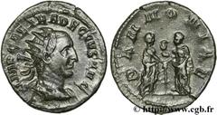 TRAJAN DECE (07/249-06/251) Caius Messius Quintus Traianus Decius Antoninien 251 N° brm_126306 Date : 251 Nom de l'atelier : Rome Métal : billon Diamètre : 22mm Axe des coins : 12h. Poids : 3,96g. Deg