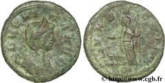 SEVERINE (+ après 275) Ulpia Severina Femme d'Aurélien - Augusta (274-275) Sesterce 274 N° brm_126384 Date : 274 Nom de l'atelier : Rome Métal : cuivre Diamètre : 25mm Axe des coins : 2h. Poids : 7,35